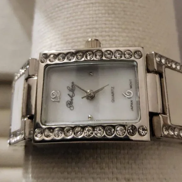 Park Lane Rhinestone-Studded Quartz Watch Park Lane | Accessories | Park Lane Rhinestonestudded Quartz  main image 4
